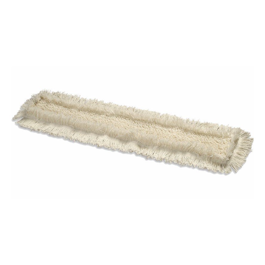 Mopul Arcora FEUCHTWISCHMOPP de la Arcora International GmbH este un cap de mop dreptunghiular, de culoare crem, din microfibră, cu margini franjurate pe un fundal alb.
