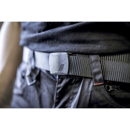 Curea NITRAS cu cataramă din plastic, negru Poliester: 100% | Pachet (1 bucata)