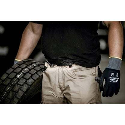 Curea NITRAS cu cataramă din plastic, negru Poliester: 100% | Pachet (1 bucata)