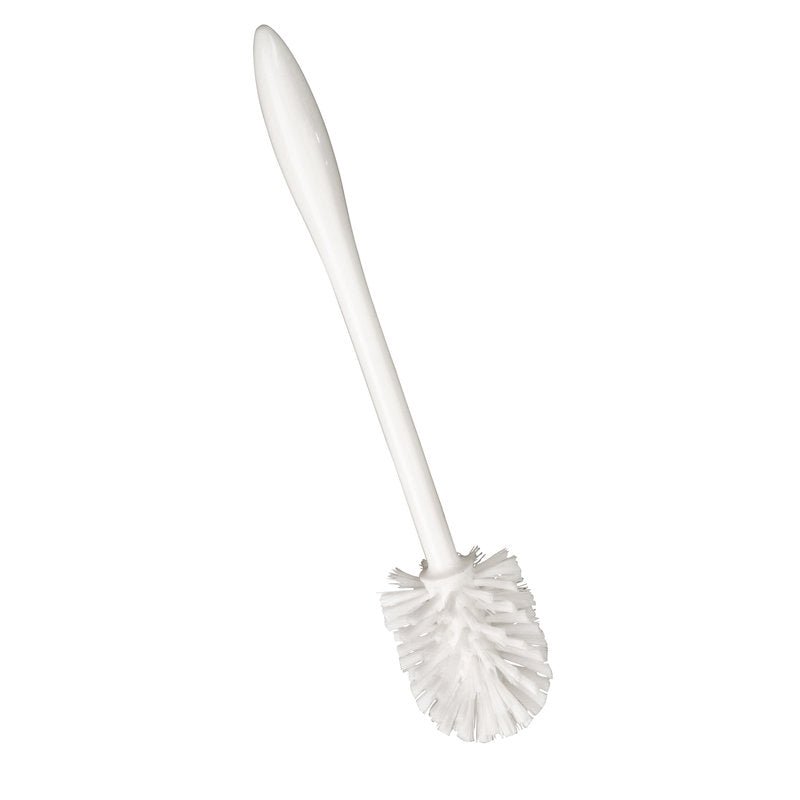 Peria rotundă KG WC-RUNDBÜRSTE,GROß,PP, ø 75MM,ALB dispune de un mâner lung și un cap rotund din perii de plastic alb, ideală pentru curățarea eficientă a băii.