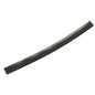 BUZA DE CAUCIUC DE REZERVĂ, CAUCIUC CELULAR NEGRU CU 1 BUZĂ, 700X20X22MM de la Haug Bürsten KG este ilustrată în negru cu o ușoară curbură pe un fundal alb.