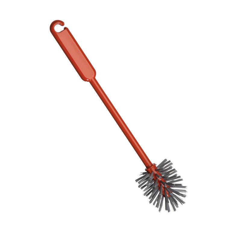 O PERIE CILINDRICĂ METALLDETECT de la Haug Bürsten KG, din PBT gri cu peri de 0,60 mm, dimensiune 320xØ70mm, izolată pe un fundal alb.