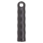 Capacul de agățare pentru toate mânerele cu diametrul exterior de 21 mm, 125xø21mm, negru de la Haug Bürsten KG este un mâner cilindric negru cu caneluri pentru degete și un capac de agățare pentru depozitare economisitoare de spațiu, ilustrat pe un fundal alb.