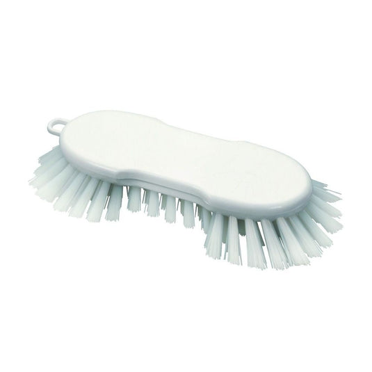 Peria de spălat Haug PBT albă de la Haug Bürsten KG este prevăzut cu fibre rigide din PBT și un mâner ergonomic, fiind ideal pentru curățarea eficientă a suprafețelor. Dimensiuni: 225 x 72 x 55 mm.