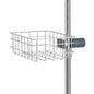 Coșul din oțel inoxidabil Novocal pentru suporturi de perfuzie (300 x 200 x 100 mm) poate fi fixat cu o clemă pe suportul de perfuzie și este ideal pentru depozitare sau organizare. Ambalaj: 1 bucată.