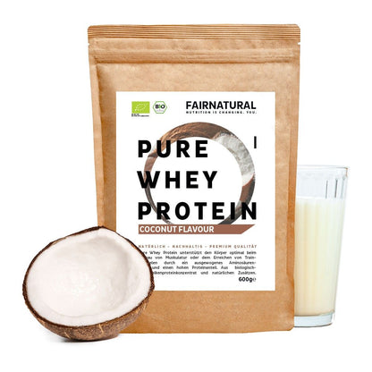 Proteine din zer organic pudră nucă de cocos