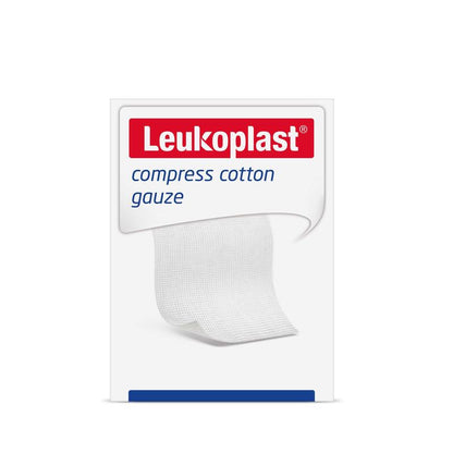 Leukoplast, sterile Kompressen aus Baumwolle
