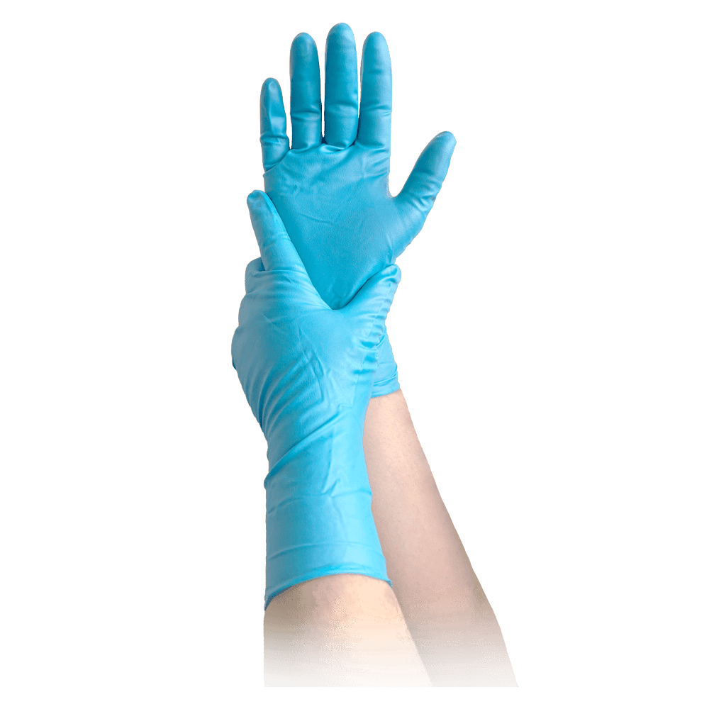 MaiMed-ChemGuard, mănușă de protecție completă din nitril nesterilă, fără pudră, 50 bucăți/cutie
