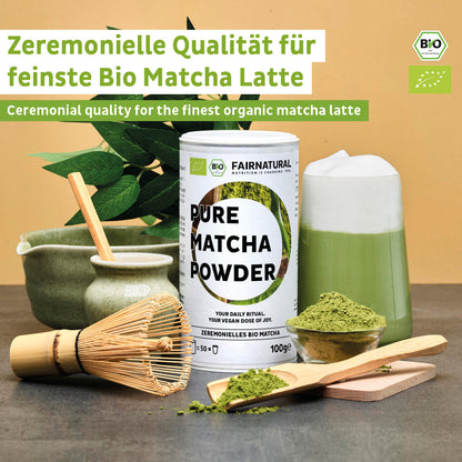 Pudră de matcha organică pentru ceremonii