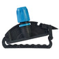 Un dispozitiv din plastic negru-albastru cu capac cu filet albastru, duză neagră și mâner ondulat, curbat - ideal pentru curățarea podelei sau pentru utilizarea cu suportul pentru mop umed Arcora International GmbH Arcora | Pachet (1 bucată).
