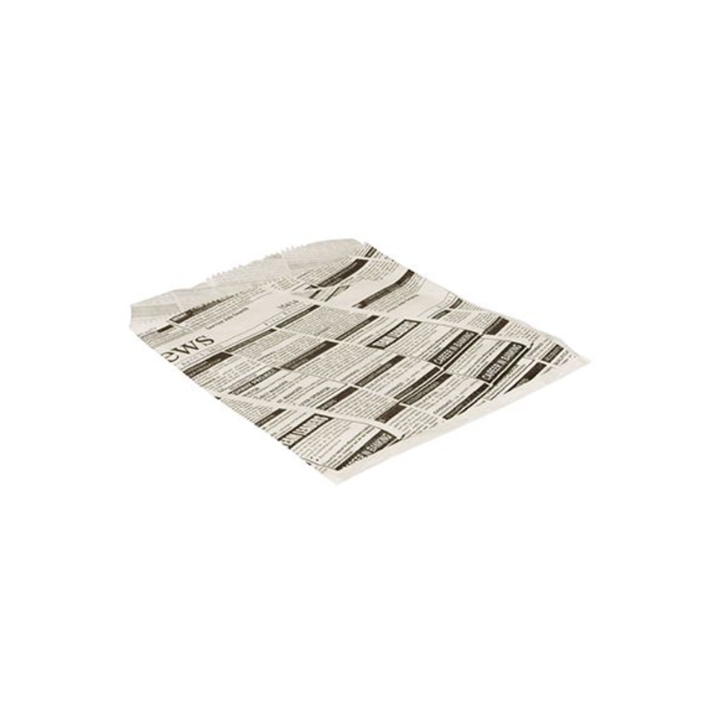 O singură foaie PAPSTAR 1000 de pungi pentru hamburger, fabricată din înlocuitor de pergament rezistent la grăsime de la PAPSTAR GmbH, este așezată plat pe un fundal alb.