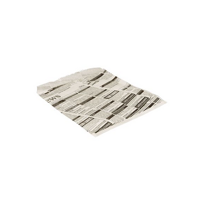 O singură foaie PAPSTAR 1000 de pungi pentru hamburger, fabricată din înlocuitor de pergament rezistent la grăsime de la PAPSTAR GmbH, este așezată plat pe un fundal alb.