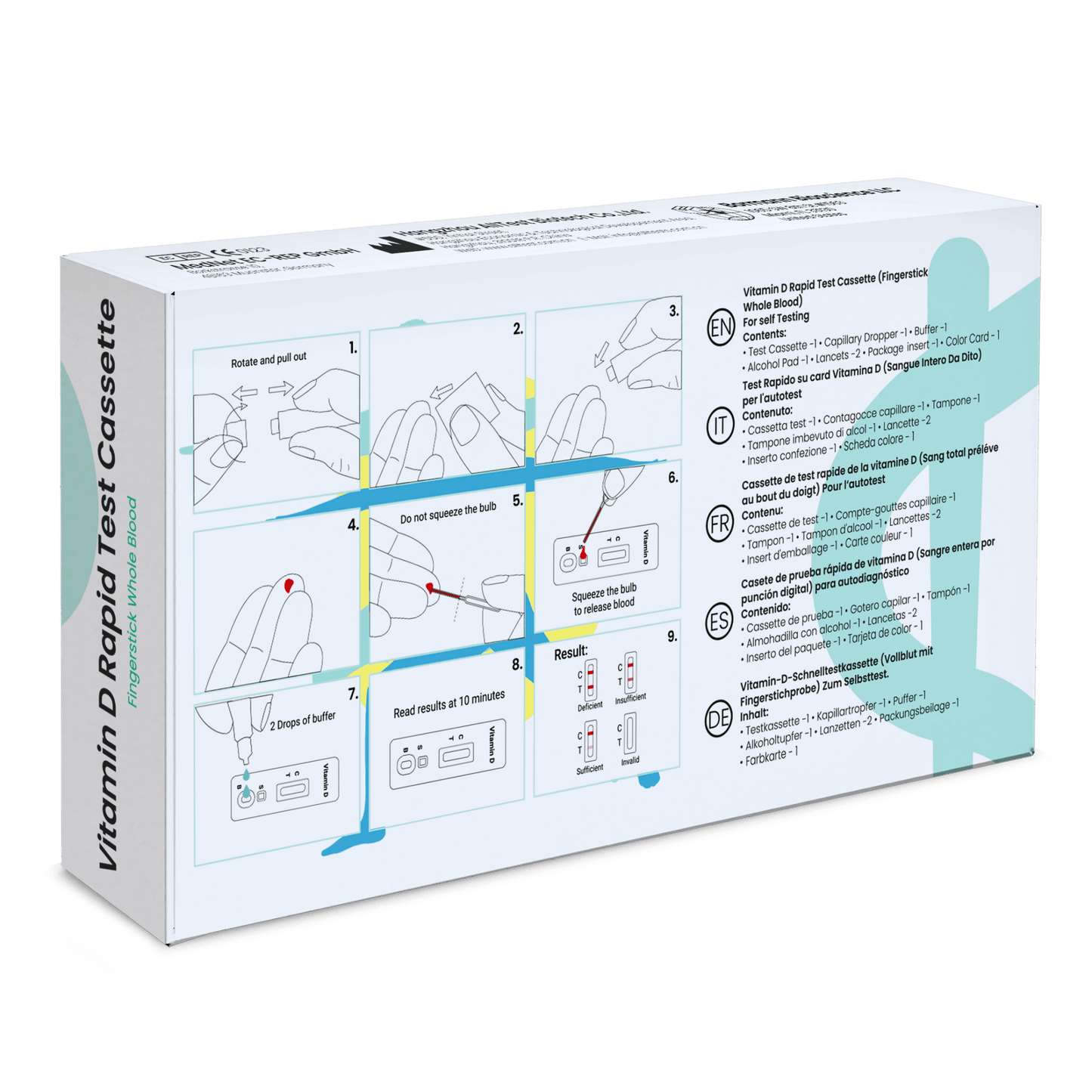 Toate testele de testare a testului de testare Vitamina-D Test rapid | 1 bucată