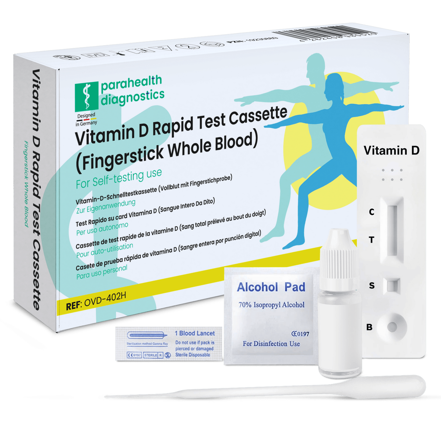 Toate testele de testare a testului de testare Vitamina-D Test rapid | 1 bucată