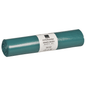 Un rolă de saci de gunoi Abena Re-Seller GmbH de 125 L (800x1000 mm, 48 my, LDPE, Albastru), rolă cu 25 de pungi, este văzută pe un fundal alb; eticheta albă arată informații în germană și engleză despre dimensiune și volum.