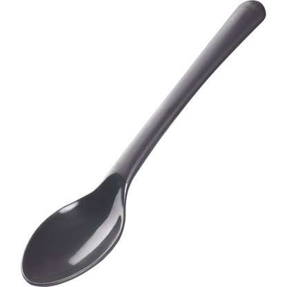 Lingurița reutilizabilă, 14cm, neagră, PP de la Abena Re-Seller GmbH (pachet de 100 bucăți) este o linguriță neagră, reutilizabilă, din polipropilenă cu coadă lungă - o alegere ecologică pentru uzul zilnic.