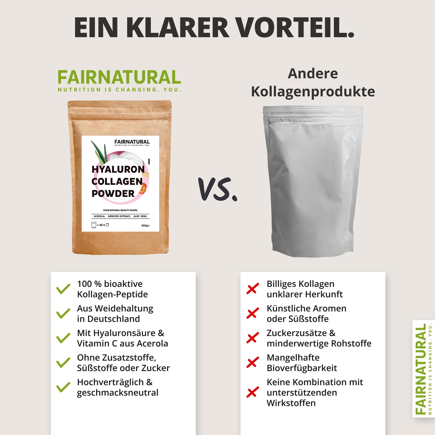 Pudră hialuronică de colagen