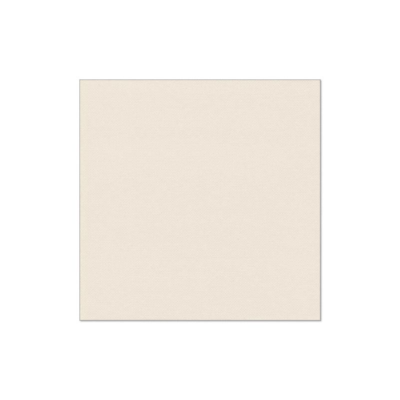 Pe un fundal alb, este prezentată o pânză pătrată simplă într-o nuanță crem, care amintește de o piesă elegantă din șervețelele „ROYAL Collection“ PAPSTAR ale PAPSTAR GmbH.