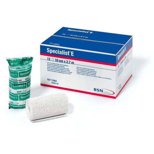 Specialist E, benzi din gips alb, albe