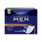 TENA Men Active Fit Level 3, protecția pentru incontinență, ambalată în albastru și negru distinctiv, este concepută pentru incontinența urinară. Acest produs de la TENA – Essity Germany GmbH prezintă un grafic cu scut și evidențiază avantaje precum protecția triplă și discreția absolută, ceea ce îl face alegerea ideală pentru bărbații care caută încredere și confort. Fiecare pachet conține 16 bucăți.
