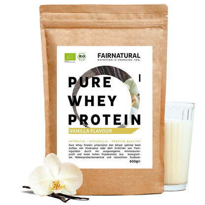 Vanilie pudră de proteine din zer organic