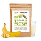 Pudră proteică vegană organică banană fără soia