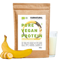 Pudră proteică vegană organică banană fără soia