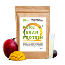 Pudră proteică vegană organică de mango fără soia