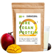 Pudră proteică vegană organică de mango fără soia