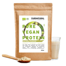 Pudră proteică vegană organică neutră fără soia