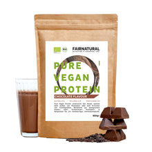 Ciocolată pudră proteică vegană organică fără soia
