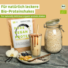 Pudră proteică vegană organică vanilie fără soia