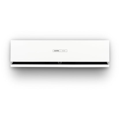 Panoul frontal CWS pentru distribuitorul de parfumuri Air Bar de la CWS este un dispozitiv alb, montat pe perete, cu un design modern, dreptunghiular și ventilație inferioară, etichetat cu "CWS HYGIENE".