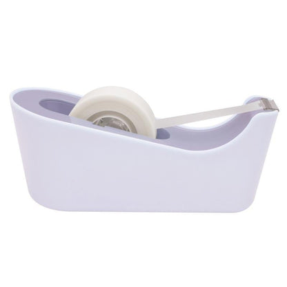 Suportul de bandă adezivă mov Scotch™ C18 de la 3M Deutschland GmbH ține o rolă de bandă adezivă invizibilă Scotch® Magic™ (19 mm x 33 m, 6 role/pachet) și asigură lipirea curată și invizibilă cu marginea de tăiere din metal.