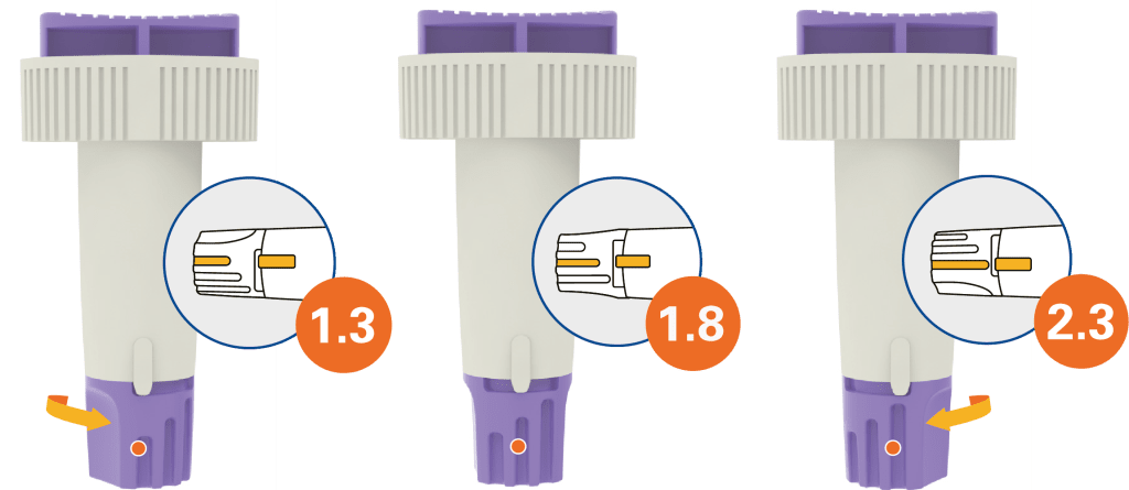 Lancete de siguranță Alphacheck TRI 23G | Pachet (100 bucăți)
