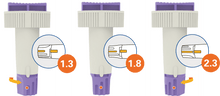 Lancete de siguranță Alphacheck TRI 23G | Pachet (100 bucăți)