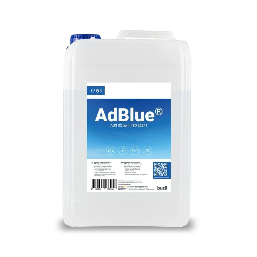 Buzil AdBlue® AUS 32 – soluție de uree conform standardului ISO 22241