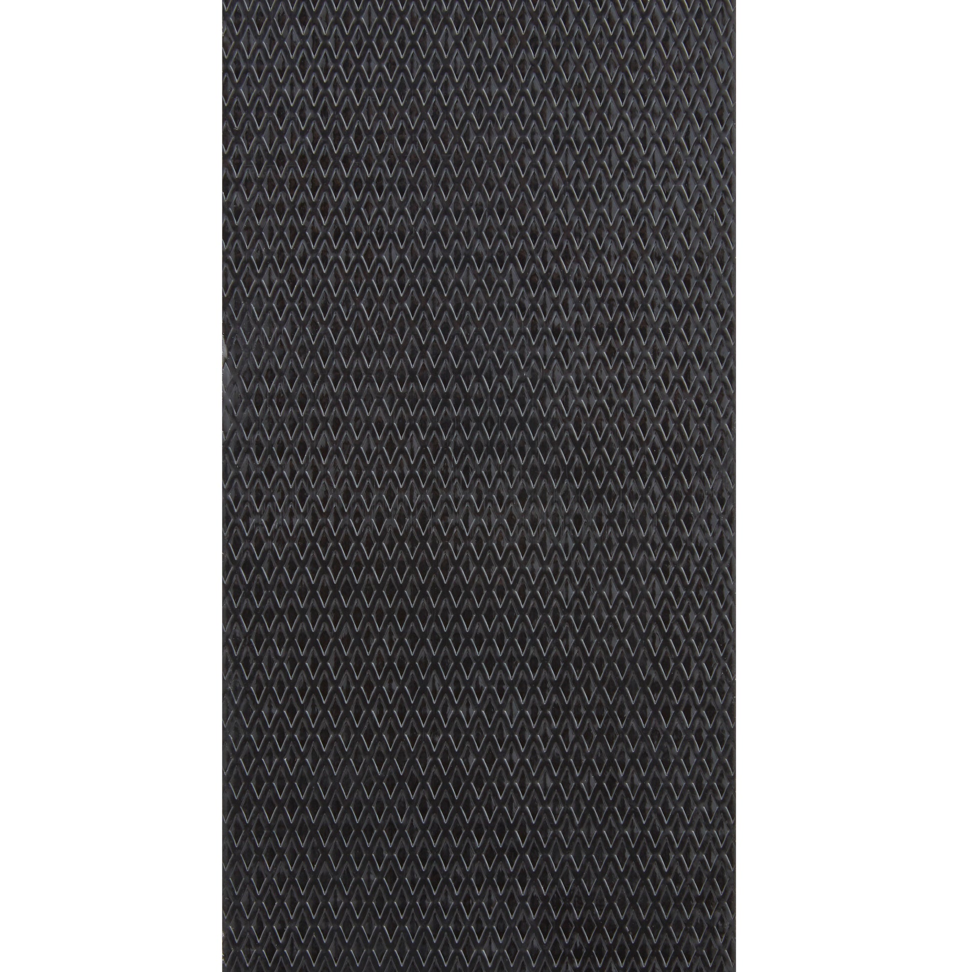 Eine Nahaufnahme der schwarzen, rautenförmigen Oberfläche des 3M Deutschland GmbH Scotch® Extremium™ Ultra Hochleistungs-Klebeband DT17 (10 m x 24 mm), das für extreme Anwendungen entwickelt wurde.