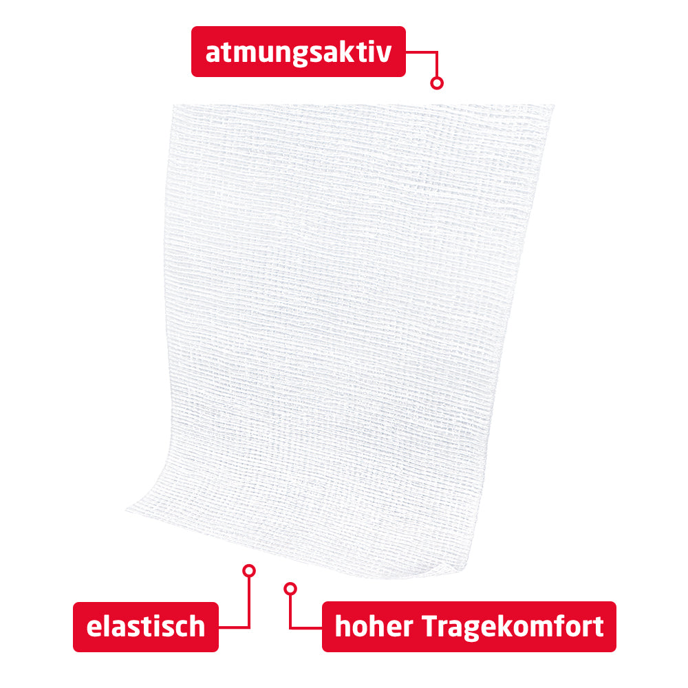 Leukoplast elastomull, elastische Fixierbinde, weiß