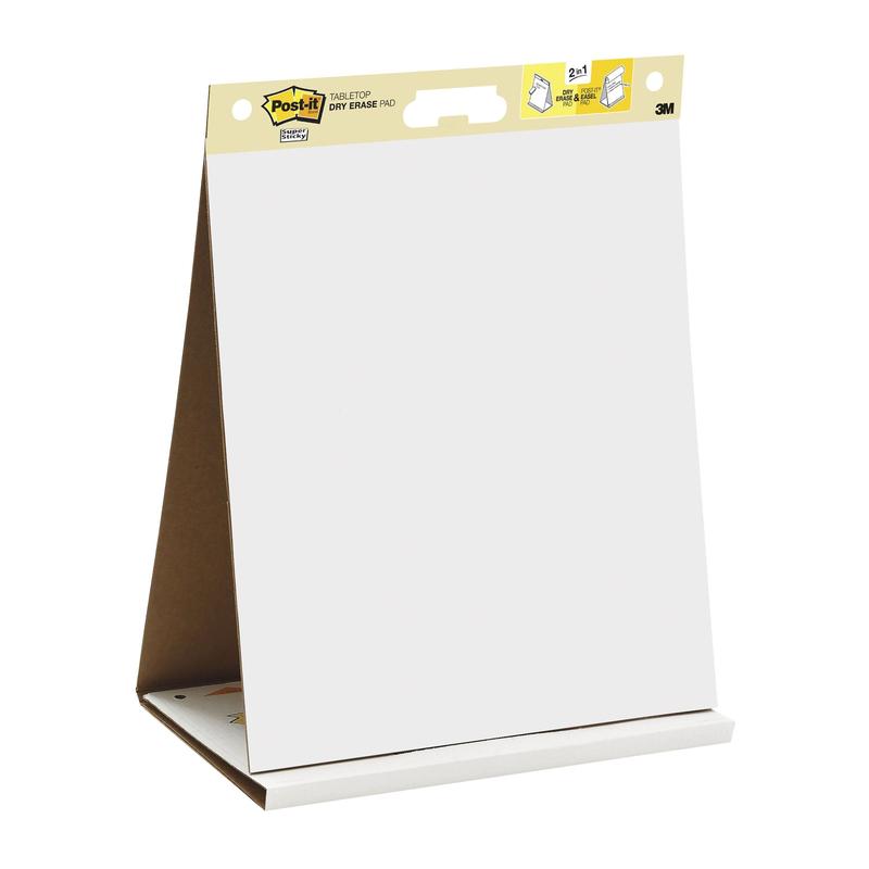 Diagramă/flipchart autoadeziv Post-it® Super Sticky cu folie de ștergere uscată integrată, alb, 58,4 cm x 50,8 cm, 20 coli/pad, 6 tampon/pachet, 100% PEFC, SGSCH-PEFC-COC-110078 | Pachet (1 bucata)