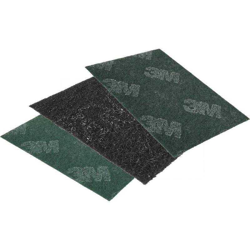 Pad de mână Scotch-Brite™ CF-HP 7446, gri, 152 mm x 228 mm, S MED | Pachet (20 bucăți)