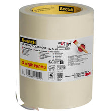 3M™ Scotch® Classic Masking Tape - Bandă adezivă de înaltă calitate