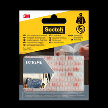 Bandă adezivă Scotch® Extreme Fastener, transparentă RF67300 01SE, 25 mm x 76 mm, 2 seturi | Pachet (2 bucăți)