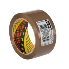 Bandă de ambalare Scotch® PP 309, maro, 50 mm x 66, 0,05 mm | Pachet (1 rola)