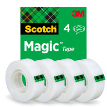 Bandă invizibilă Scotch® Magic™ 8-1933-4S, 19 mm x 33 m, 4 role/pachet | Pachet (4 role)