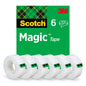 Bandă invizibilă Scotch® Magic™ 8-1933-6/5S, 19 mm x 33 m, 6 role/pachet | Pachet (6 role)