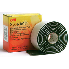 Bandă de cauciuc butilic 3M™ Scotchfil™, auto-fuzibilă, neagră, 38 mm x 1,5 m, 3 mm | Pachet (1 rola)