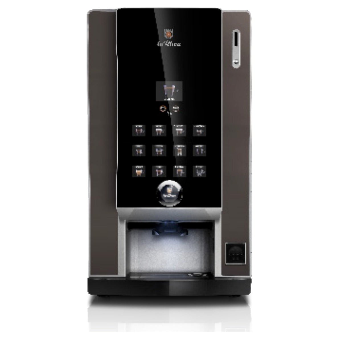 servomat Kaffeeautomat laRhea V+ Doppio & Cup – Tischgerät, 12/2 Direktwahl, 55 kg