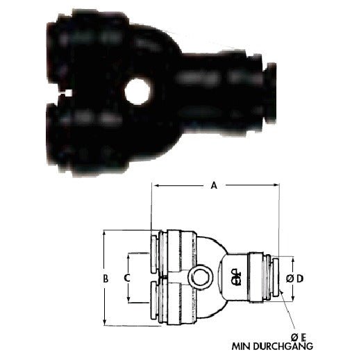 servomat Ersatzteil Y-Verbinder 12 mm – Teilenr. JGRM2312E