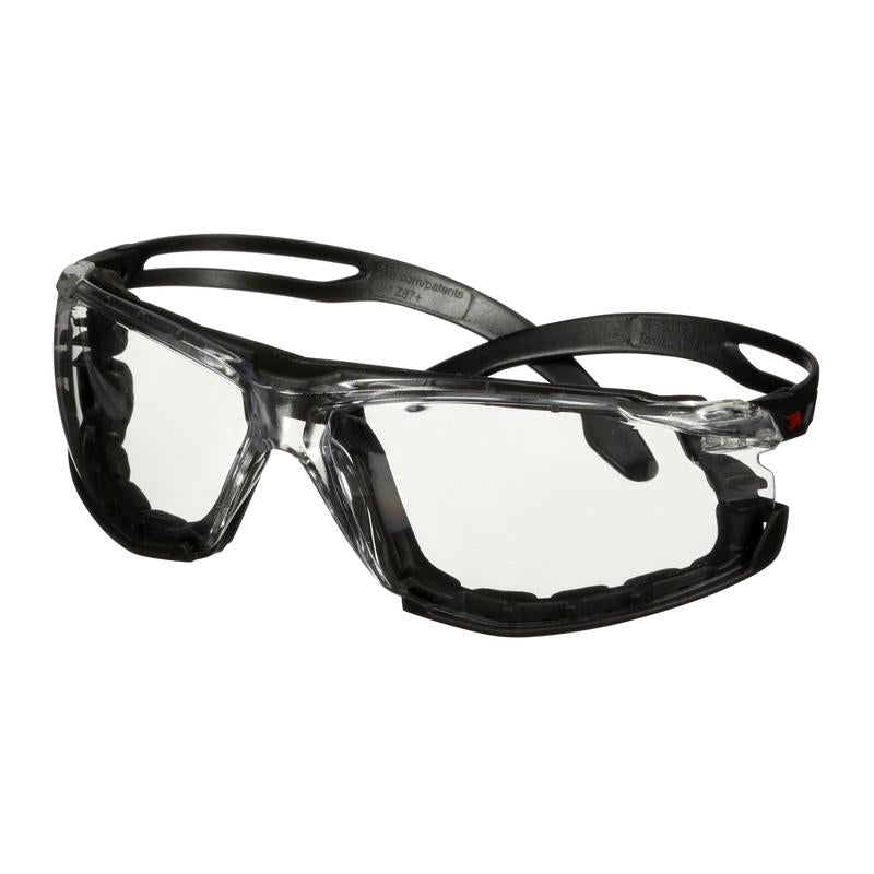 Ochelari de protecție 3M™ SecureFit™ 500, temple negre, cadru din spumă, acoperire anti-aburire/anti-zgârieturi Scotchgard™ (K&N), lentilă transparentă, SF501SGAF-BLK-FM-EU, 20 per pachet | Pachet (1 bucata)